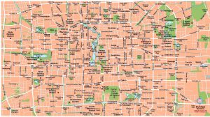 Mapa vectorial illustrator eps Beijing