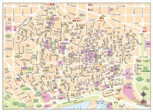 Mapa vectorial illustrator eps Barcelona
