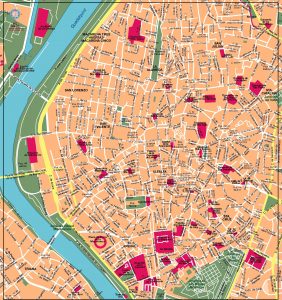 Mapa vectorial Sevilla illustrator eps zoom