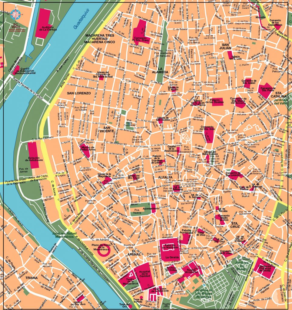 Mapa Vectorial Sevilla Illustrator Eps Zoom Bc Maps Mapa Vectorial Eps