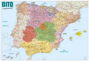mapa vectorial de España con carreteras mapa vectorial de España con carreteras
