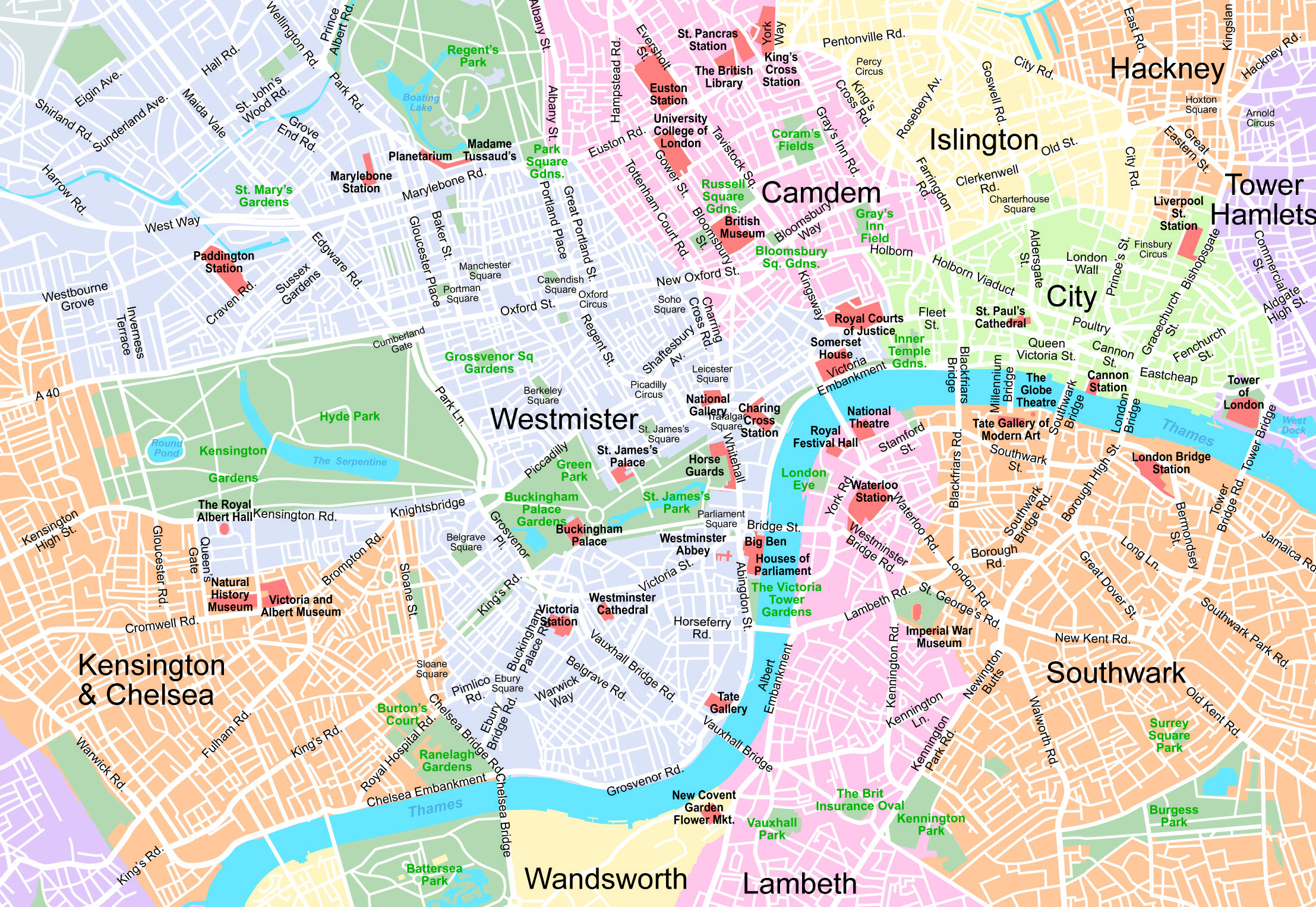 Londres,London,maps, Mapas y planos vectoriales