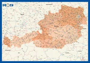 Austria mapa vectorial illustrator eps Austria mapa vectorial illustrator eps