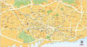 Mapa vectorial de Barcelona S&F