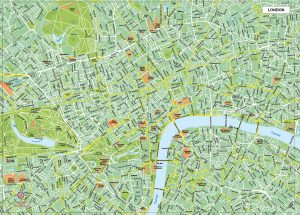 Londres mapa vectorial illustrator eps Londres mapa vectorial illustrator eps