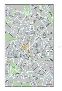 Ciudad Real Mapa vectorial illustrator eps AVE