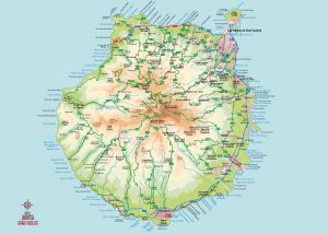 Gran Canaria mapa vectorial illustrator eps Gran Canaria mapa vectorial illustrator eps