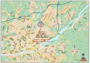 Nantes mapa vectorial eps illustrator Nantes mapa vectorial eps illustrator