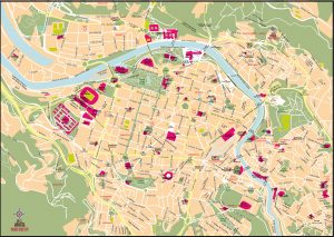 Bilbao mapa vectorial illustrator eps