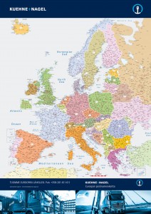 Mapa Europa codigos postales KN Finlandia