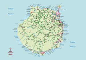 mapa vectorial illustrator eps Gran Canaria