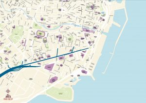 mapa vectorial illustrator eps Santa Cruz Tenerife