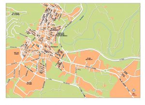 Alcora mapa vectorial illustrator eps