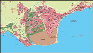 Maspalomas mapa vectorial illustrator eps