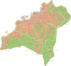 mapa vectorial illustrator eps Vigo