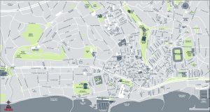 Mapa Marbella vectorial illustrator eps