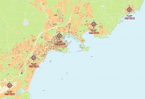 Ibiza Bossa Talamanca mapa vectorial illustrator eps ai
