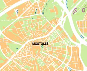 Mostoles AM mapa vectorial illustrator eps Mostoles AM mapa vectorial illustrator eps
