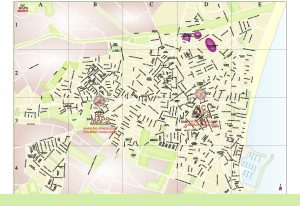 Roquetas mapa vectorial illustrator eps ai CC