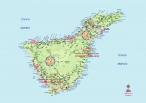 Tenerife mapa vectorial illustrator eps Tenerife mapa vectorial illustrator eps