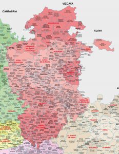 mapa vectorial illustrator eps municipios Burgos mapa vectorial illustrator eps municipios Burgos