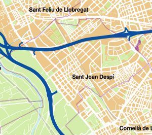 Sant Joan Despi mapa vectorial illustrator eps ai CC Sant Joan Despi mapa vectorial illustrator eps ai CC