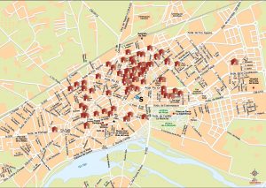 Talavera de la Reina mapa vectorial illustrator eps si CC