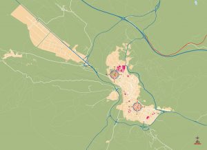 Teruel AM mapa vectorial illustrator eps ai cc