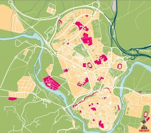 Toledo mapa vectorial eps illustrator ai CC AM