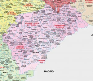 Segovia mapa vectorial illustrator eps municipios ai cc Segovia mapa vectorial illustrator eps municipios ai cc