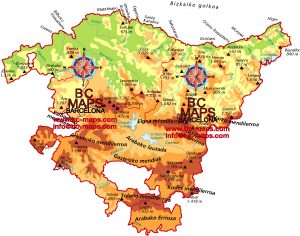 Euskadi-mapa-fisico-vectorial-illustrator-eps-editable-Ibaizabal