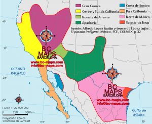 mapa-Aridamerica-Mexico-libro-texto-vectorial-illustrator-eps