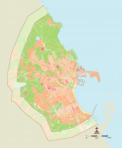 Melilla mapa vectorial illustrator eps editable