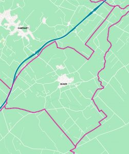 Búger mapa vectorial illustrator eps