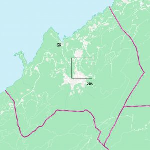 Deia mapa vectorial illustrator eps