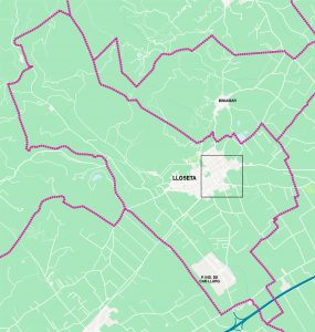 Lloseta mapa vectorial illustrator eps Lloseta mapa vectorial illustrator eps