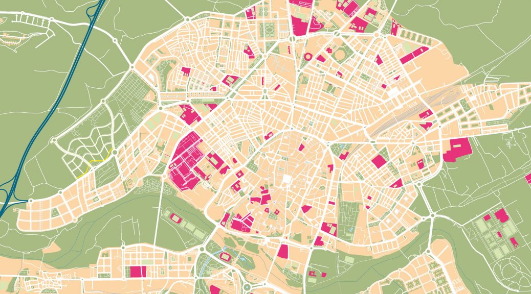 Mapa vectorial illustrator eps Salamanca