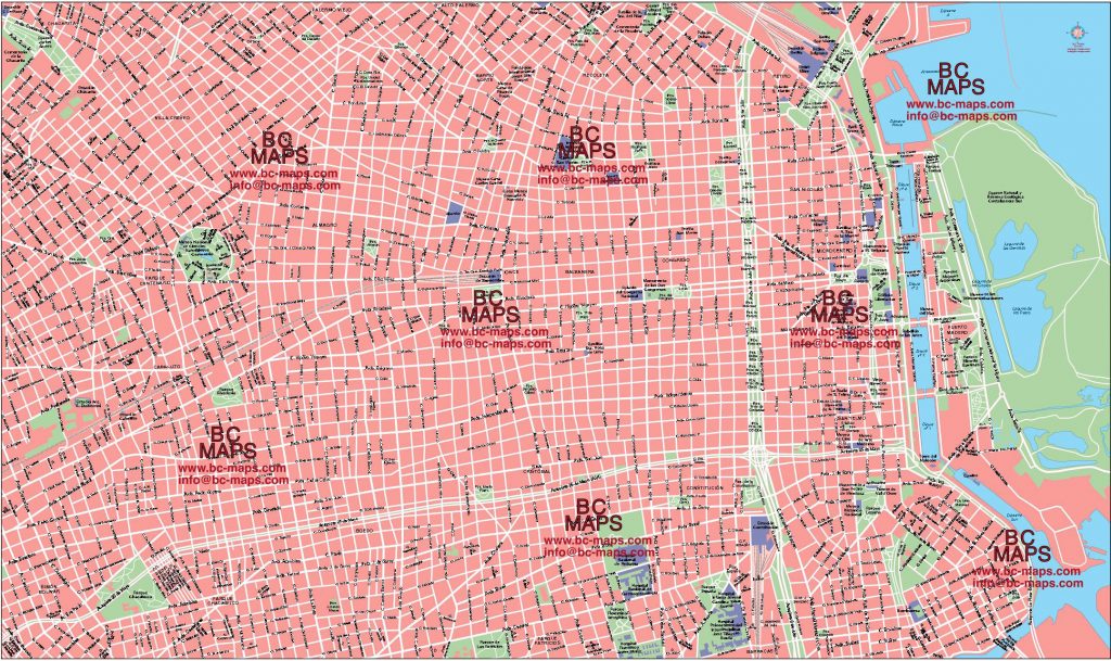 Mapa vectorizado en Illustrator de Buenos Aires | Bc Maps mapa ...