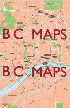 Frankfurt mapa vectorial illustrator eps