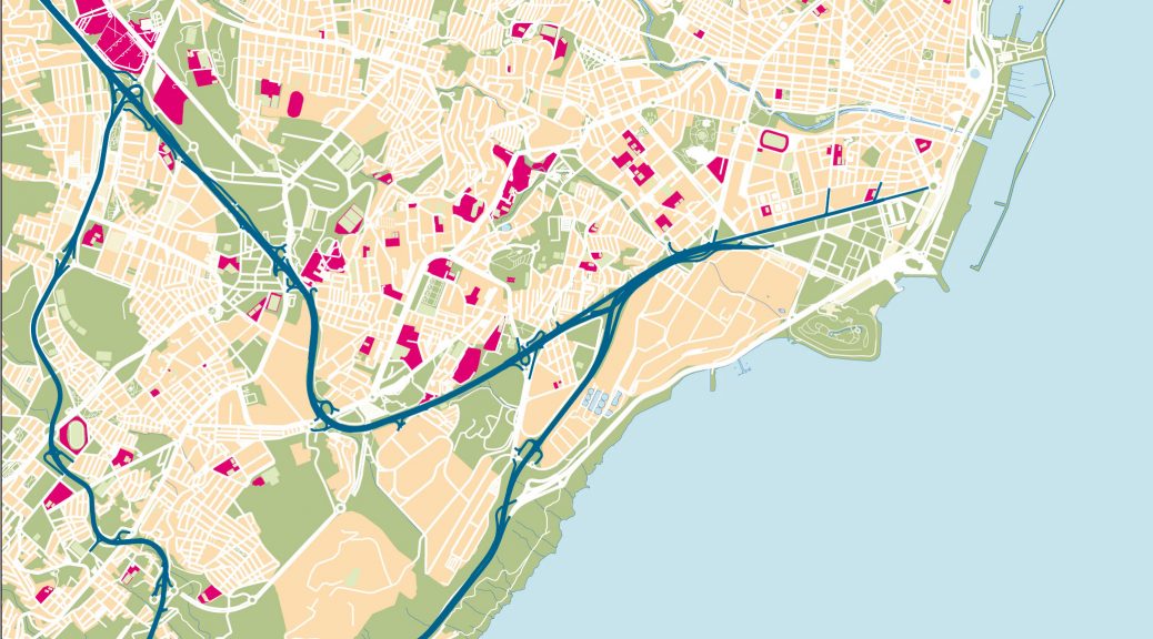Mapa vectorial illustrator eps Santa Cruz de Tenerife