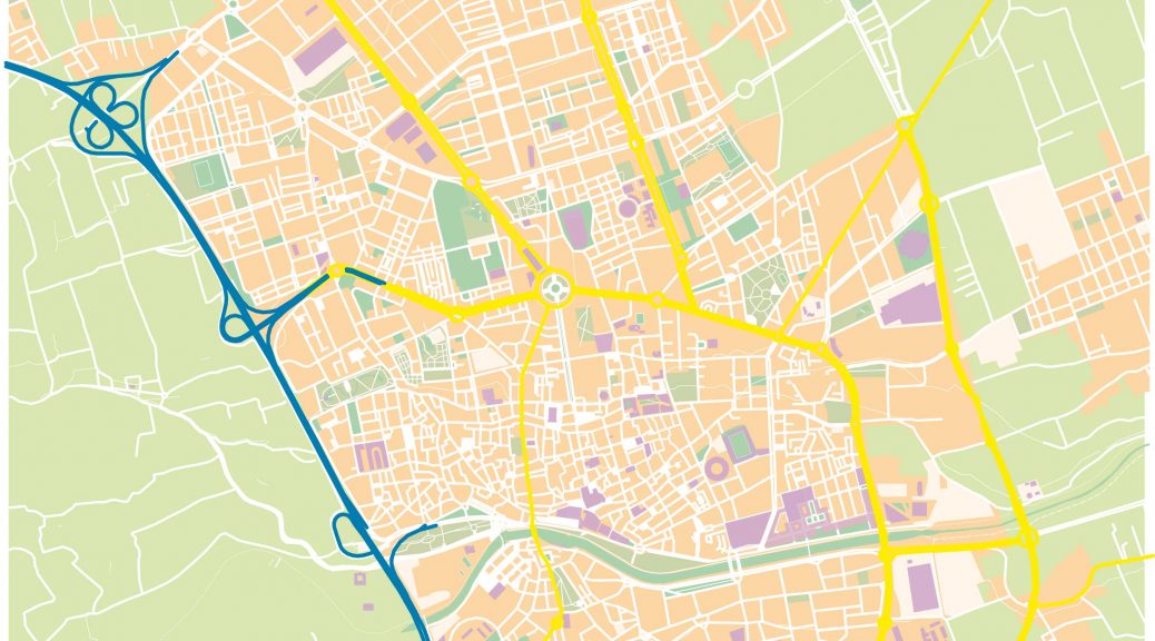 Murcia mapa vectorial illustrator eps