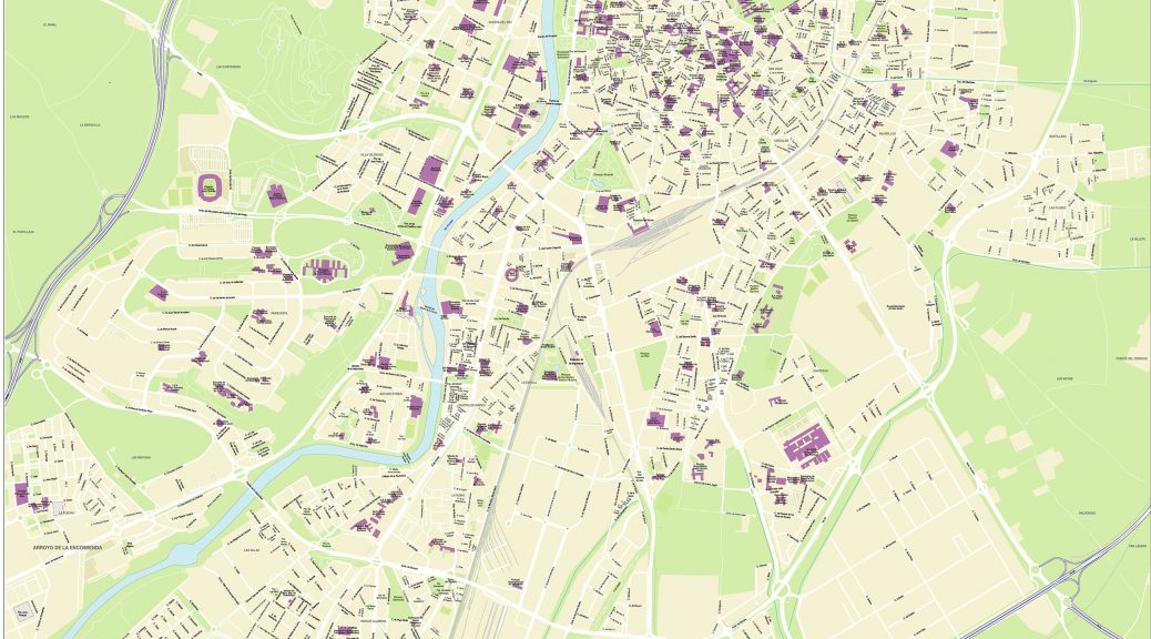 Valladolid mapa vectorial illustrator eps