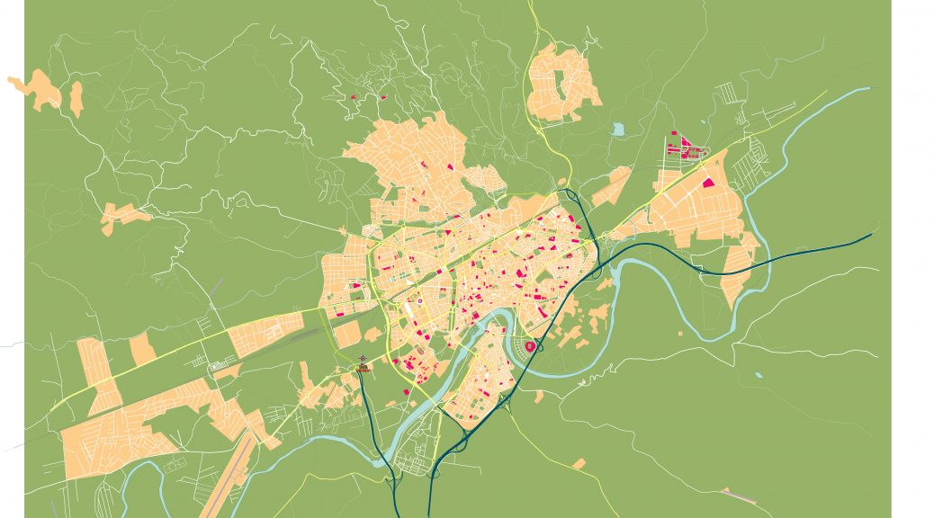 Cordoba AM mapa vectorial illustrator eps
