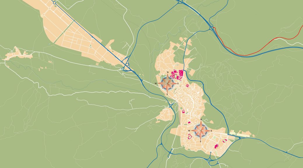 Teruel AM mapa vectorial illustrator eps ai cc
