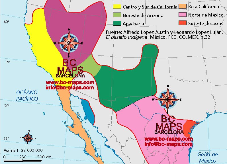mapa-Aridamerica-Mexico-libro-texto-vectorial-illustrator-eps