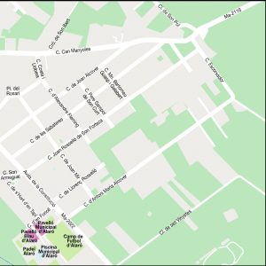 Alaró mapa vectorial illustrator eps zoom