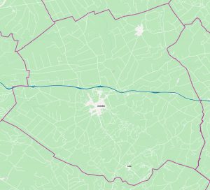 Algaida mapa vectorial illustrator eps