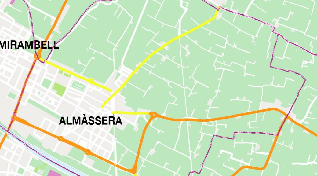 Almassera mapa vectorial illustrator eps