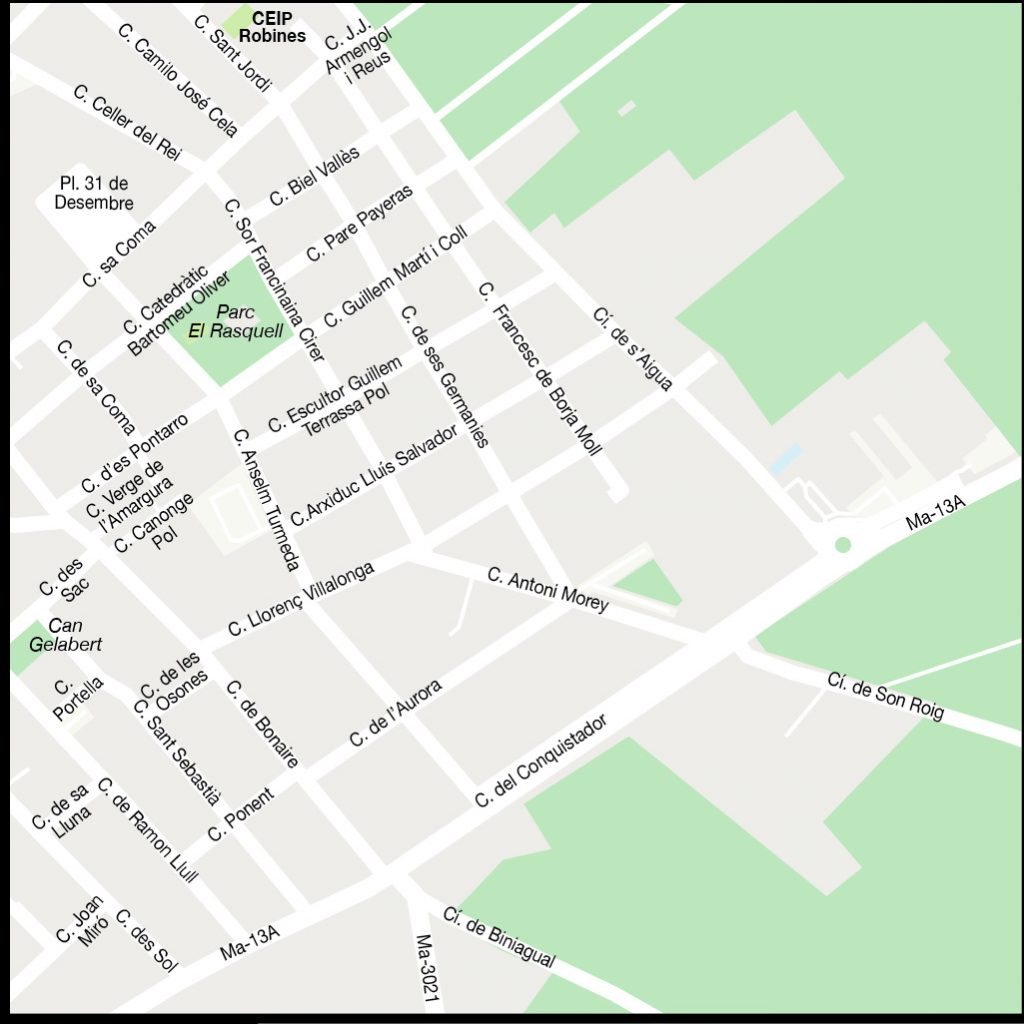 Binissalem mapa vectorial illustrator eps zoom