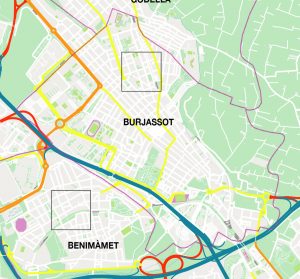 Burjassot mapa vectorial illustrator eps Burjassot mapa vectorial illustrator eps